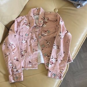 Children’s Place flower jean jacket